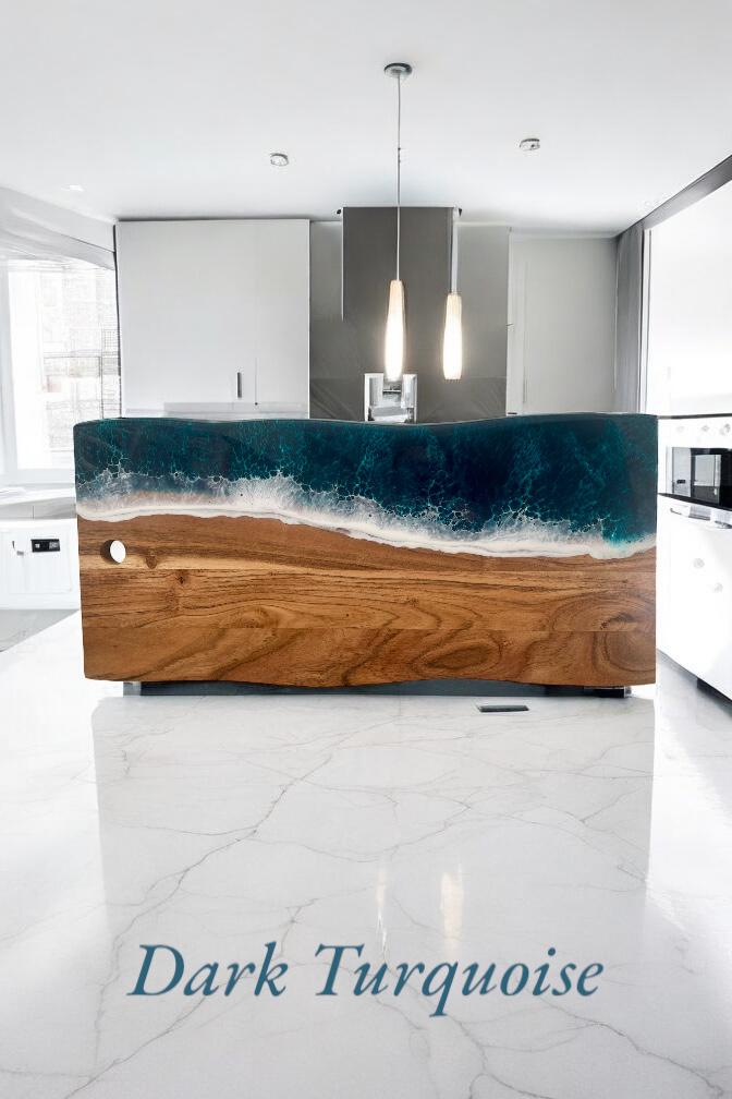 Large Ocean Resin Board, Serving Platter, Personalised Gift, Engraved Charcuterie Chopping Board- Engagement, Wedding, Anniversay Gift-