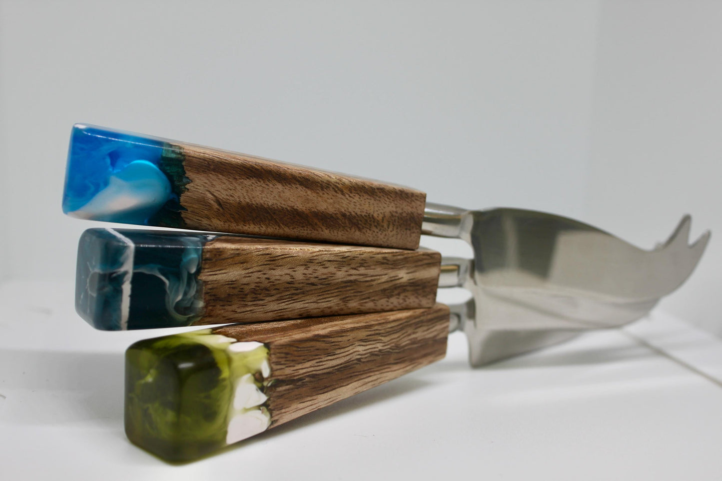 Resin Cheese Knife, Stainless Steel Cheese Knife, Gift for Cheese Lovers, Housewarming Gift, Cheese Board Accessory Knife