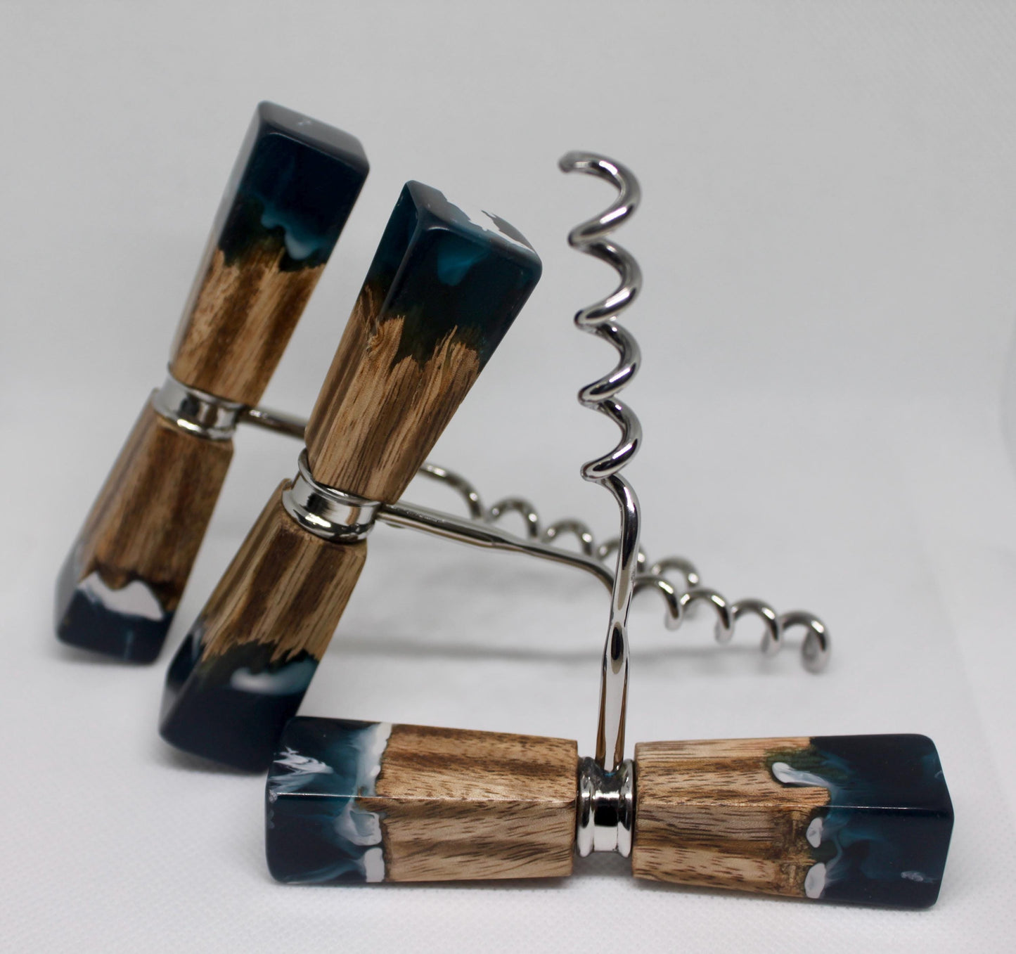 Resin Bottle Opener, Stainless Steel Corkscrew Opener, Gift for Beer Lover, Wine Lover, Housewarming Gift, Gift for Him - Her Anniversary