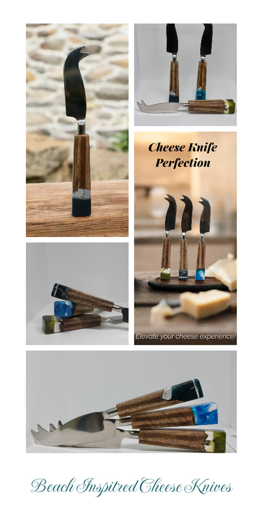 Resin Cheese Knife, Stainless Steel Cheese Knife, Gift for Cheese Lovers, Housewarming Gift, Cheese Board Accessory Knife